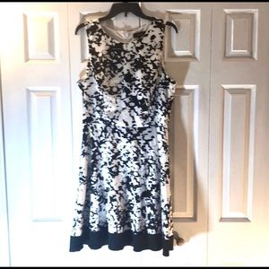 Lux II black and white dress
